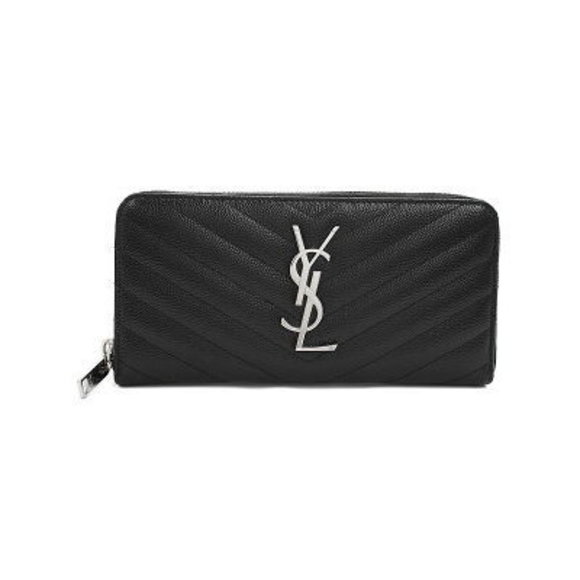 Saint Laurent Paris Monogram Full Zip Wallet - Picture 1 of 8